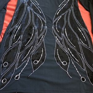 Guess Black Mini Dress with White Detailing